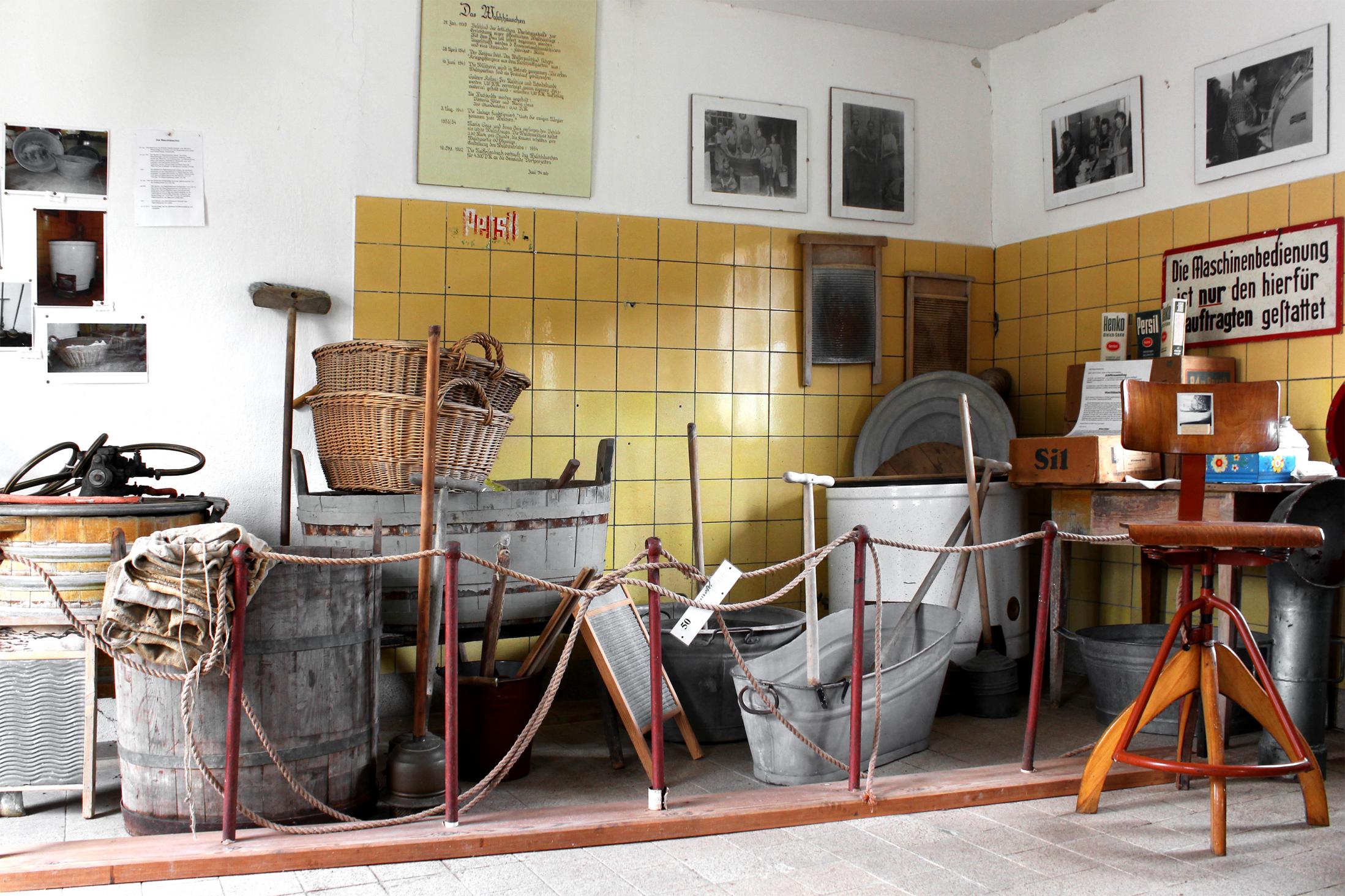 Ein Teil des Museums ist dem Thema "Waschen wie (Ur-) Oma" gewidmet. Foto: LAG Main4Eck