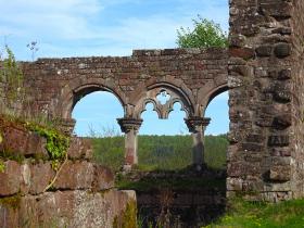 Selbst als Ruine ist Burg Wildenberg noch ein Kleinod des Romanischen Baustils. Foto: Tobias Schwarz